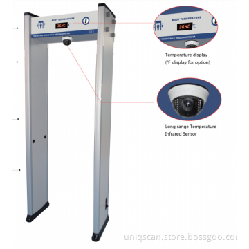 Long Range 6 Zones IR Temp Detection Door